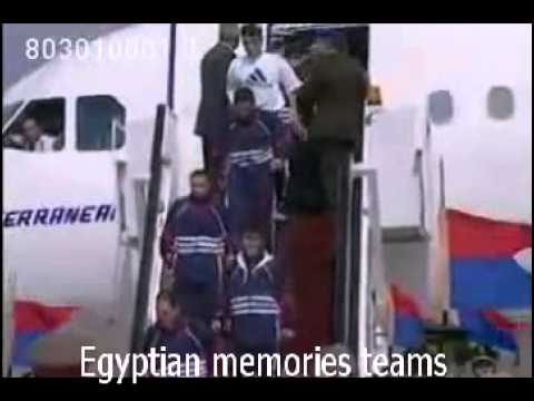 استقبال تاريخي لمنتخب مصر بعد الفوز في كأس أفريقيا 1998