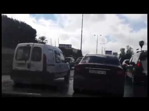 شاهد الأمطار تعري البنية التحتية لمدينة الدار البيضاء