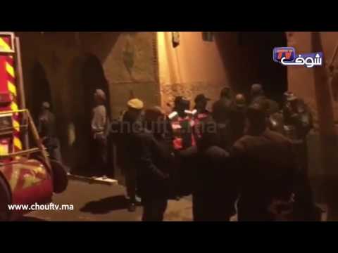 شاهد أول فيديو عن فاجعة انهيار منزل في مراكش