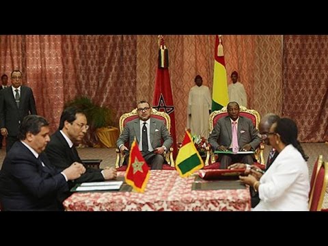 شاهد الملك محمد السادس يترأس مراسم التوقيع على ثماني اتفاقيات للتعاون الثنائي