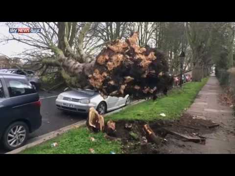 إعصار دوريس يضرب عددًا من المناطق في بريطانيا