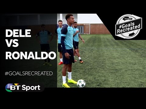 بالفيديو نجم توتنهام يفشل في تقليد هدف رونالدو في شباك بورتسموث