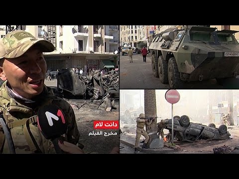 شاهد فيلم عاصفة الصحراء يغير شوارع الدار البيضاء