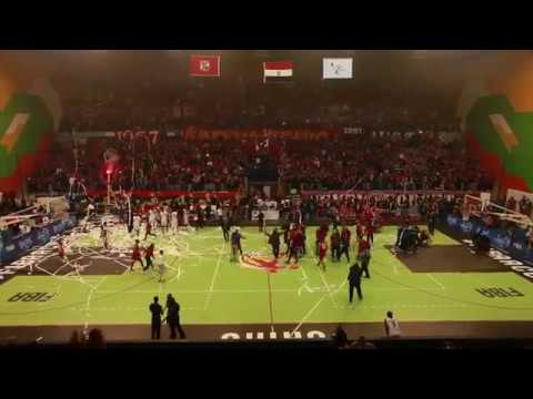 لحظة فوز الأهلي ببطولة أفريقيا لكرة السلة