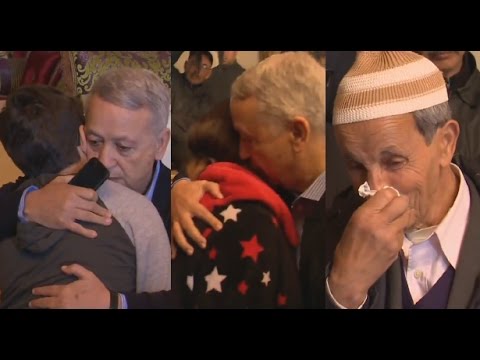 أجواء مؤثرة أثناء تقديم ساجد العزاء لأفراد عائلة البرلماني مرداس