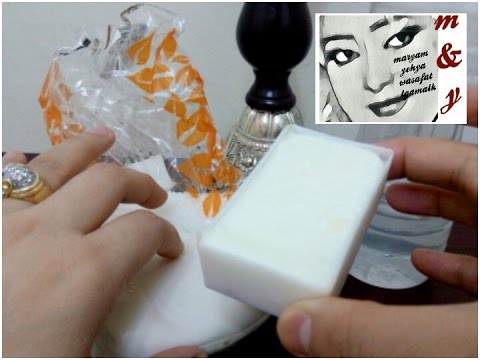 أصنعي بنفسك صابون ملح الحليب