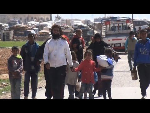 نزوح عشرات الآ​​​لاف شمال سورية