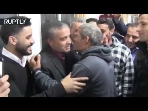 احتفالات بعودة الجندي الأردني أحمد الدقامسة إلى منزله