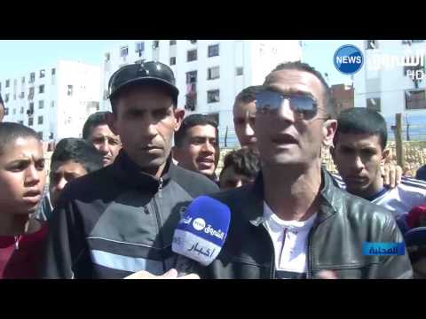 شاهد سكان سيدي بلعباس ينظمون احتجاجًا