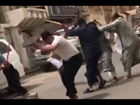 مشاجرة بين يمنيين في السعودية