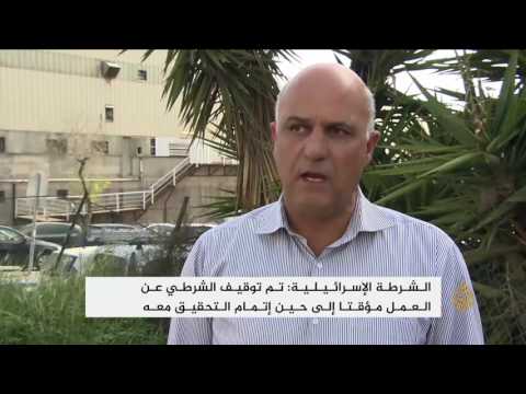 فيديو يوثّق اعتداء شرطي إسرائيلي على سائق فلسطيني
