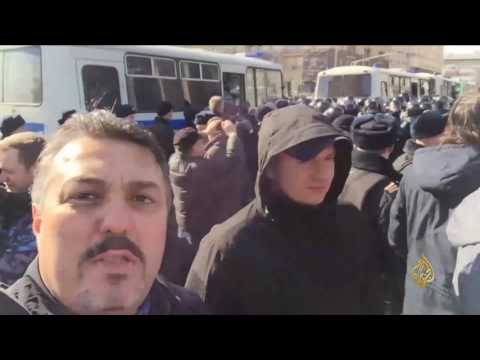 مظاهرات للمعارضة الروسية احتجاجا على تفشي الفساد