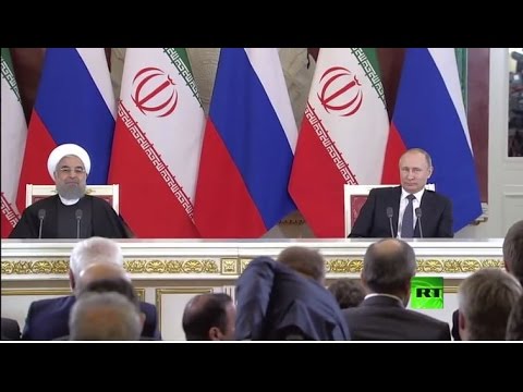كلمة للرئيس الروسي ونظيره الإيراني من موسكو