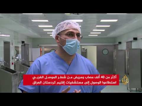 مستشفى غرب أربيل يستقبل نحو 40 مصابًا يوميًا