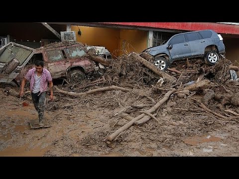 ارتفاع قتلى الفيضانات والانهيارات الأرضية في كولومبيا