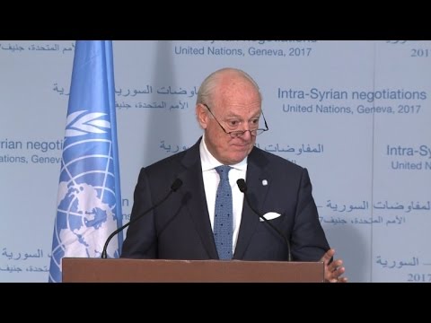 شاهد انتهاء الجولة الخامسة من المفاوضات السورية
