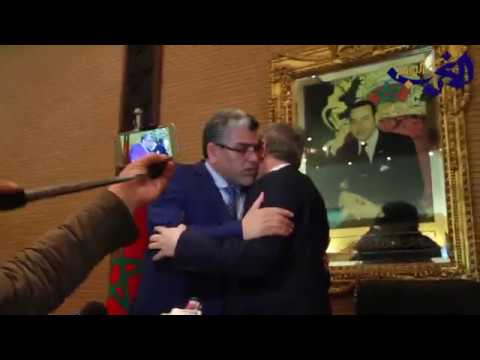 شاهد الوزير مصطفى الرميد يذرف الدموع أثناء كلمته