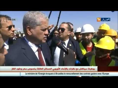 بالفيديو رئيس الوزراء الجزائري يتفقّد العديد من المشاريع الاستثمارية في الجلفة