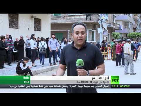 شاهد لحظة تشييع ضحايا تفجيري الإسكندرية وطنطا