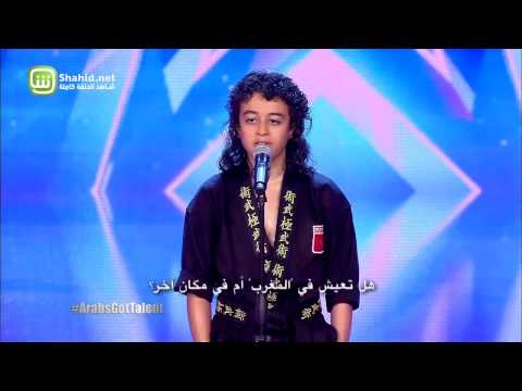 بالفيديو  المغربي نسيم يقدم عرضًا مميزًا في “arabs got talent”