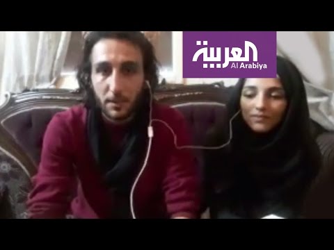 بالفيديو قصة حب سورية في وسط الحرب بطلاها يتوّجانها بالزواج