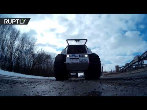 رحلة من الغرب إلى أقصى شرق روسيا على عربات برمائية