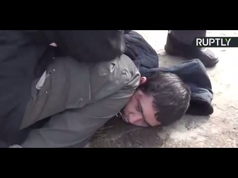 شاهد لحظة إلقاء القبض على أحد منظمي التفجير المتطرف في بطرسبورغ