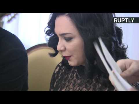 سلاف فواخرجي توقع عقد إنتاج فيلم تدمر في موسكو