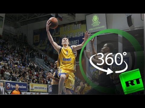 تدريب فريق خيمكي الروسي لكرة السلة