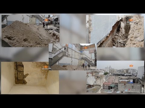 بالفيديو عمارتان آليتان للسقوط
