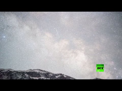 شاهد زخات من الشهب في سماء الصين