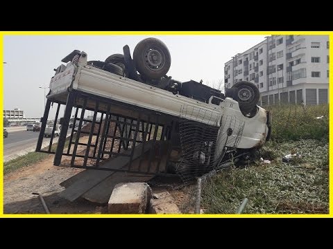بالفيديو  حادث مروع على طريق الدار البيضاء – الرباط