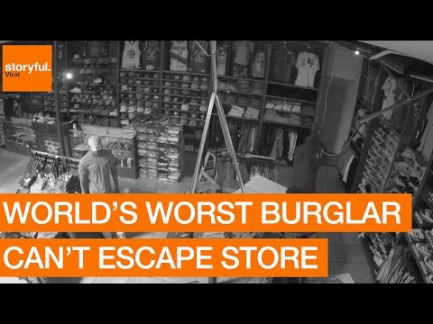 أسوأ لص في العالم يختبئ على طريقة الفيل ولا يسرق شيئًا