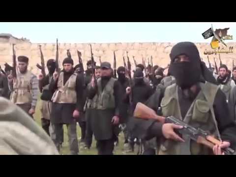 مقطع مصور لـذباح رهائن داعش فور وصوله سورية