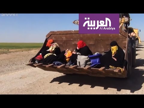 شاهد هاربون من جحيم داعش في الرقة