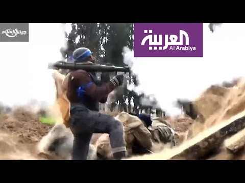 شاهد القتال بين فصائل المعارضة مستمر في غوطة دمشق