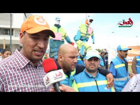 بالفيديو النقابات المغربية تحتفل بيوم العمال في مدينة الرباط