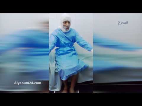 شاهد تقديم الإسعافات الطبية لطالب مغربي أضرم النار في جسده