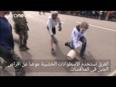 شاهد انطلاق مهرجان دحرجة الجبن في بريطانيا