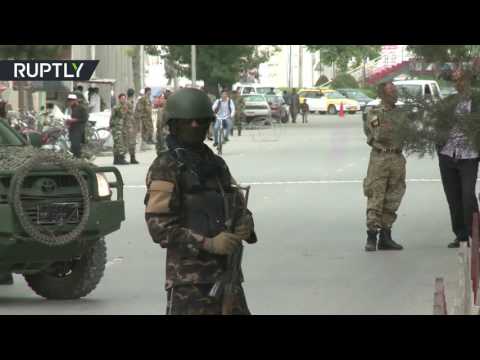 بالفيديو عشرات القتلى والجرحى في هجوم انتحاري في كابل