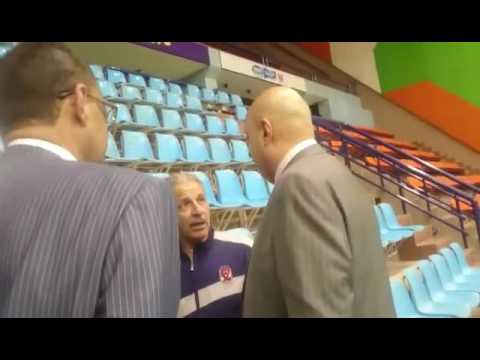 شاهد رئيس الاتحاد العربي لكرة القدم يزور النادي الأهلي المصري