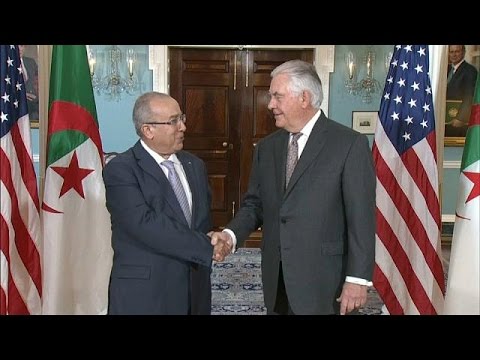 شاهد لعمامرة يبحث الملفات الدولية مع تيليرسون