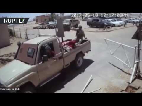 شاهد اللحظات الأولى قبيل المجزرة في ليبيا