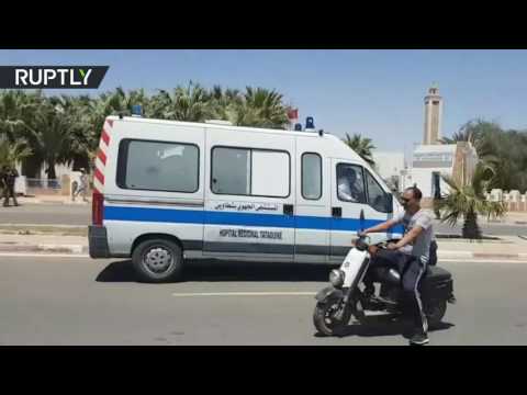 بالفيديو محتجّون تونسيون يحاولون إغلاق محطة لضخ النفط