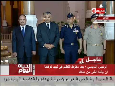 شاهد الرئيس السيسي يعلن أن داعش يستهدف تماسك المواطنين
