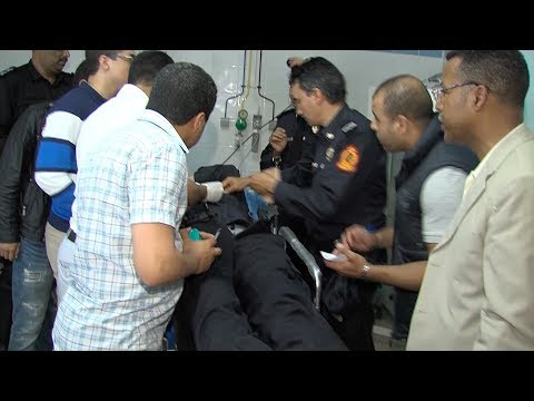 شاهد  مواجهات بين عناصر من القوات العمومية ومتظاهرين