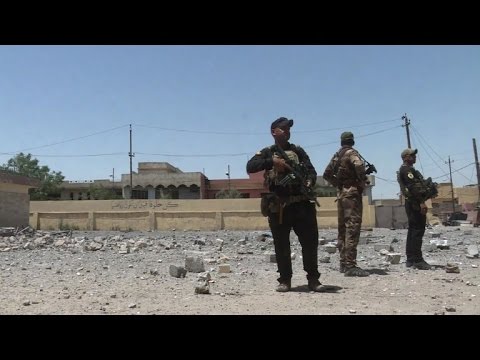 شاهد القوات العراقية تتوغل في غربي الموصل