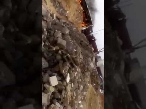 بالفيديو لحظة انفجار أتوبيس نقل عاملين في الشرقية