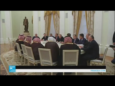 شاهد الرئيس الروسي يستقبل محمد بن سلمان ولي ولي العهد السعودي
