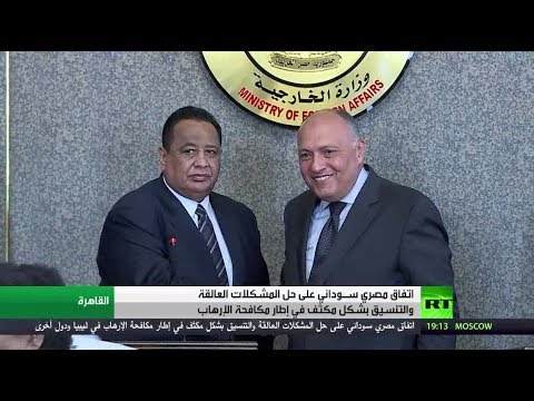 مصر والسودان توقعان اتفاقًا على مكافحة الإرهاب